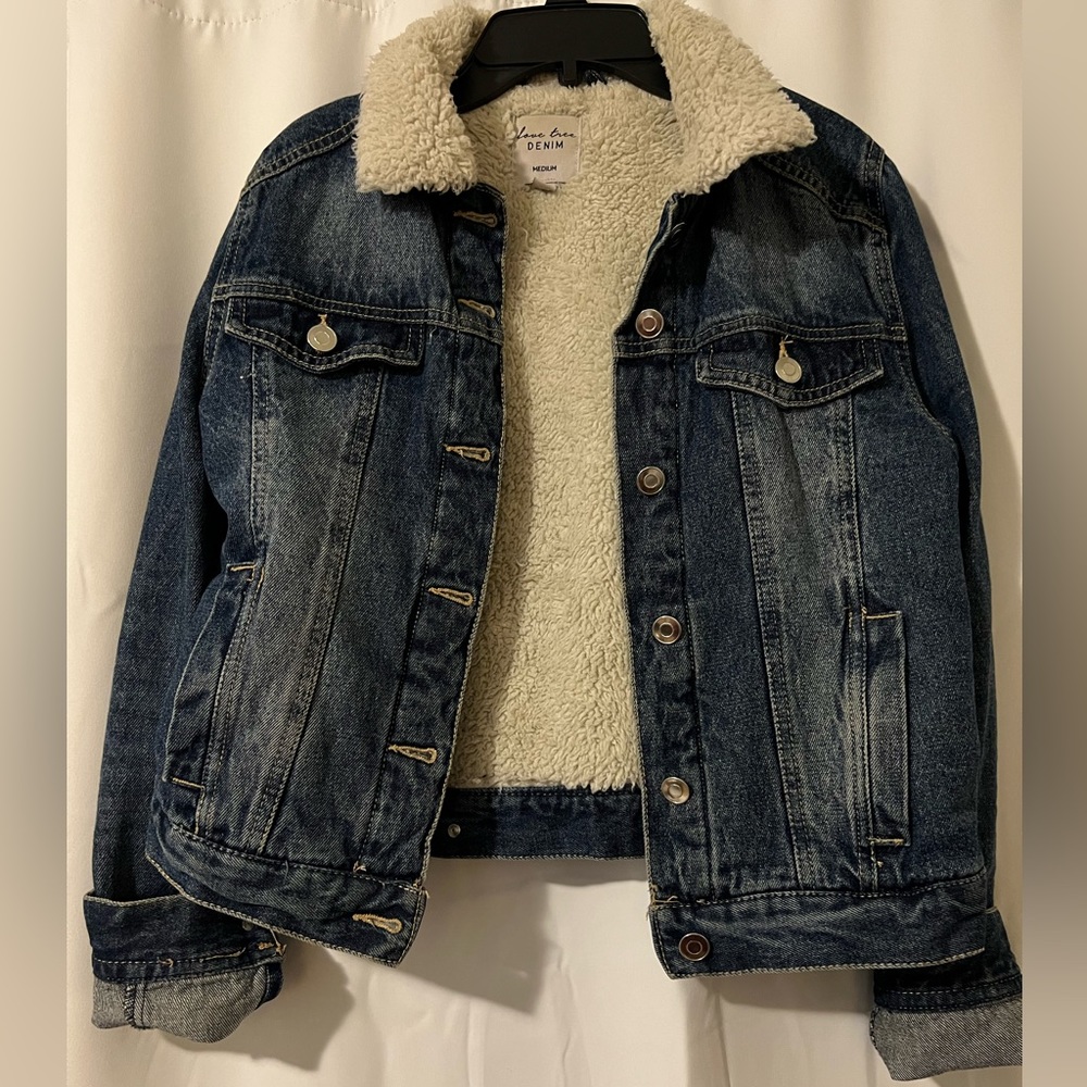 Sherpa Lined Denim Jacket